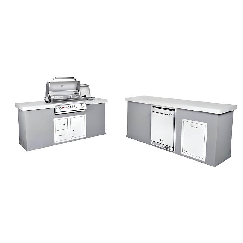 Bull Versa Q BBQ Grill Island.