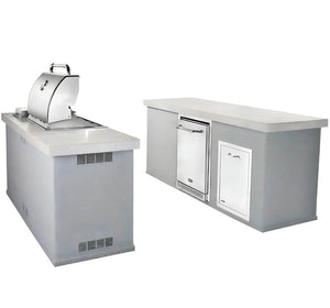 Bull Versa Q BBQ Grill Island.