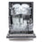 Cosmo Package - 30" Gas Range, Wall Mount Range Hood, Dishwasher, Refrigerator with Ice Maker and Wine Cooler, COS-5PKG-081