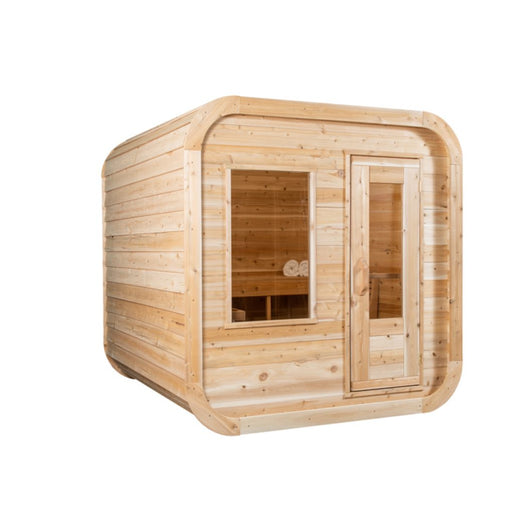 Dundalk Canadian Timber Luna 2 to 3 Person White Cedar 6.5 Foot Sauna CTC22LU