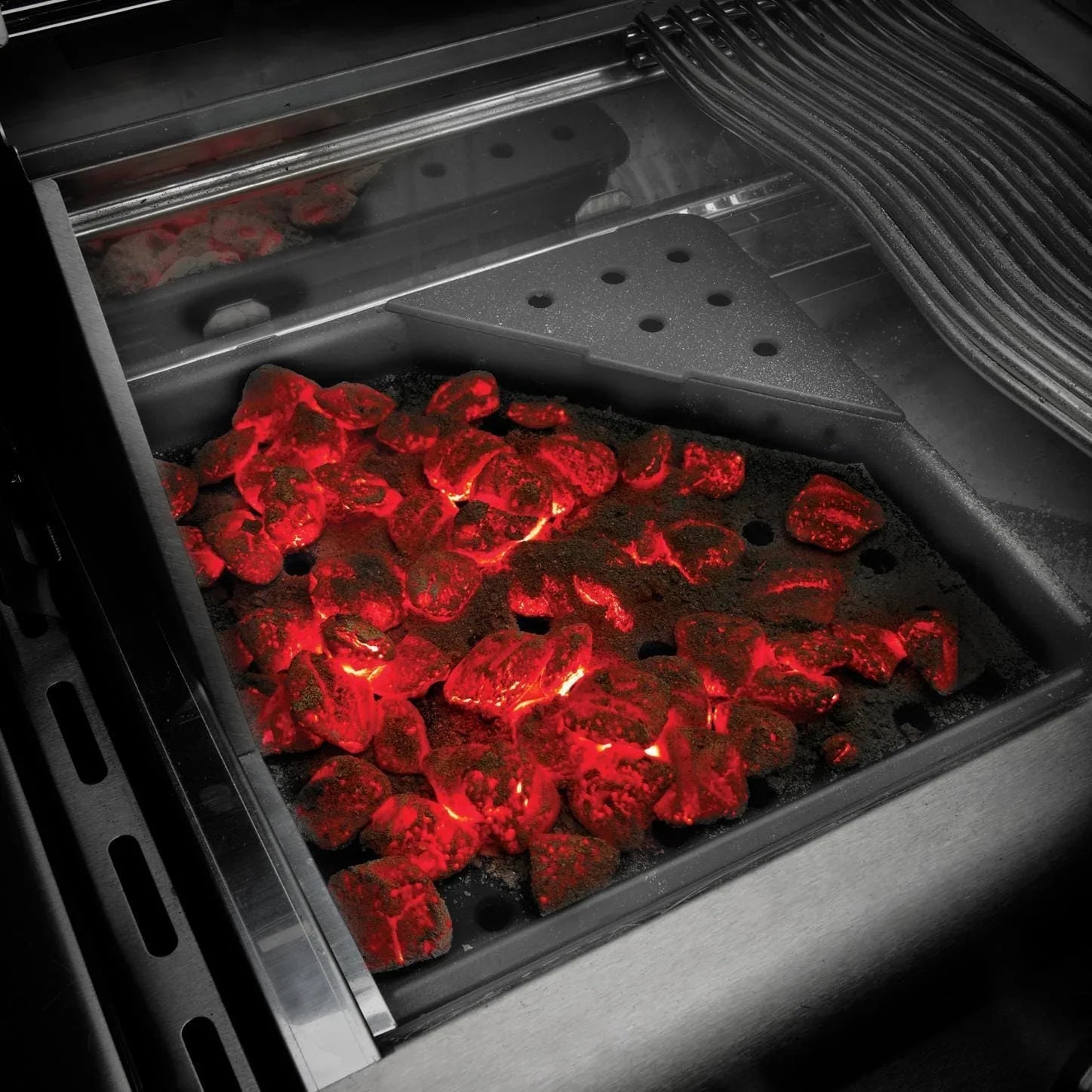 Napoleon Cast Iron Charcoal and Smoker Tray - 67732.