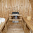 Dundalk Canadian Timber Tranquility Barrel Sauna CTC2345W