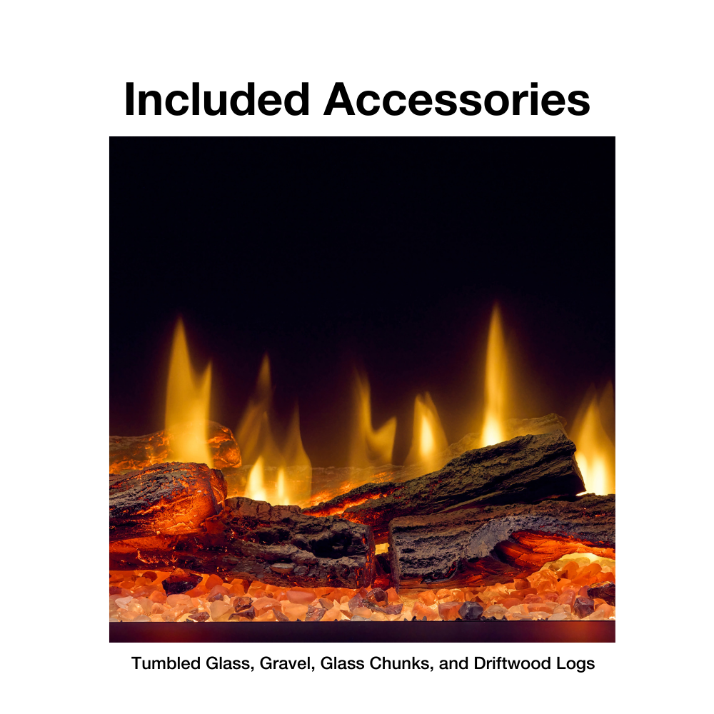 Dimplex Ignite Ultra 3-Sided Linear Electric Fireplace.