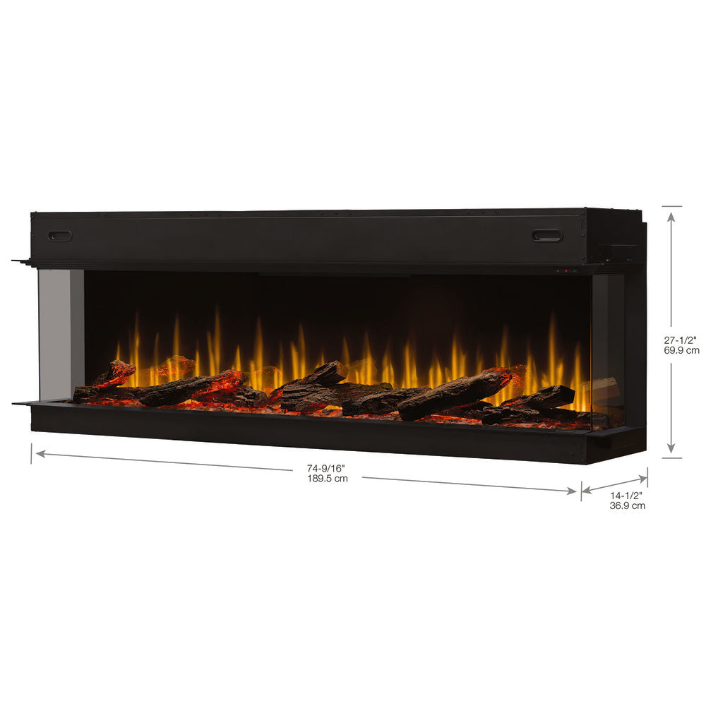 Dimplex Ignite Ultra 3-Sided Linear Electric Fireplace.