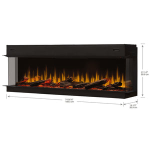 Dimplex Ignite Ultra 3-Sided Linear Electric Fireplace.
