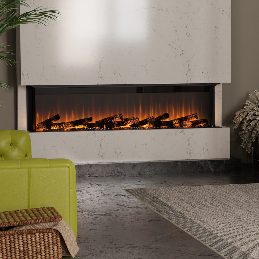 Dimplex Ignite Ultra 3-Sided Linear Electric Fireplace.