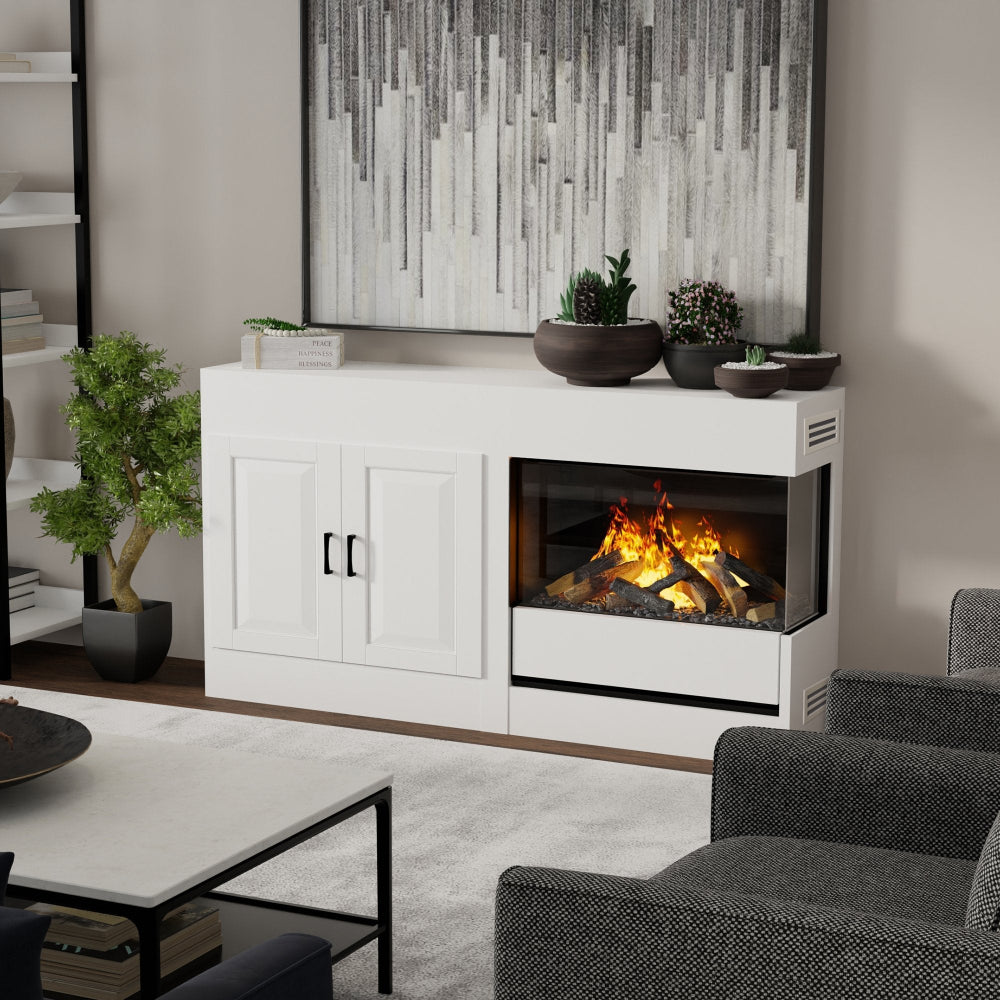 Dimplex Opti-Myst Aura 30-Inch 3-Sided Vapor Fireplace (3STEP-RGB-AM).