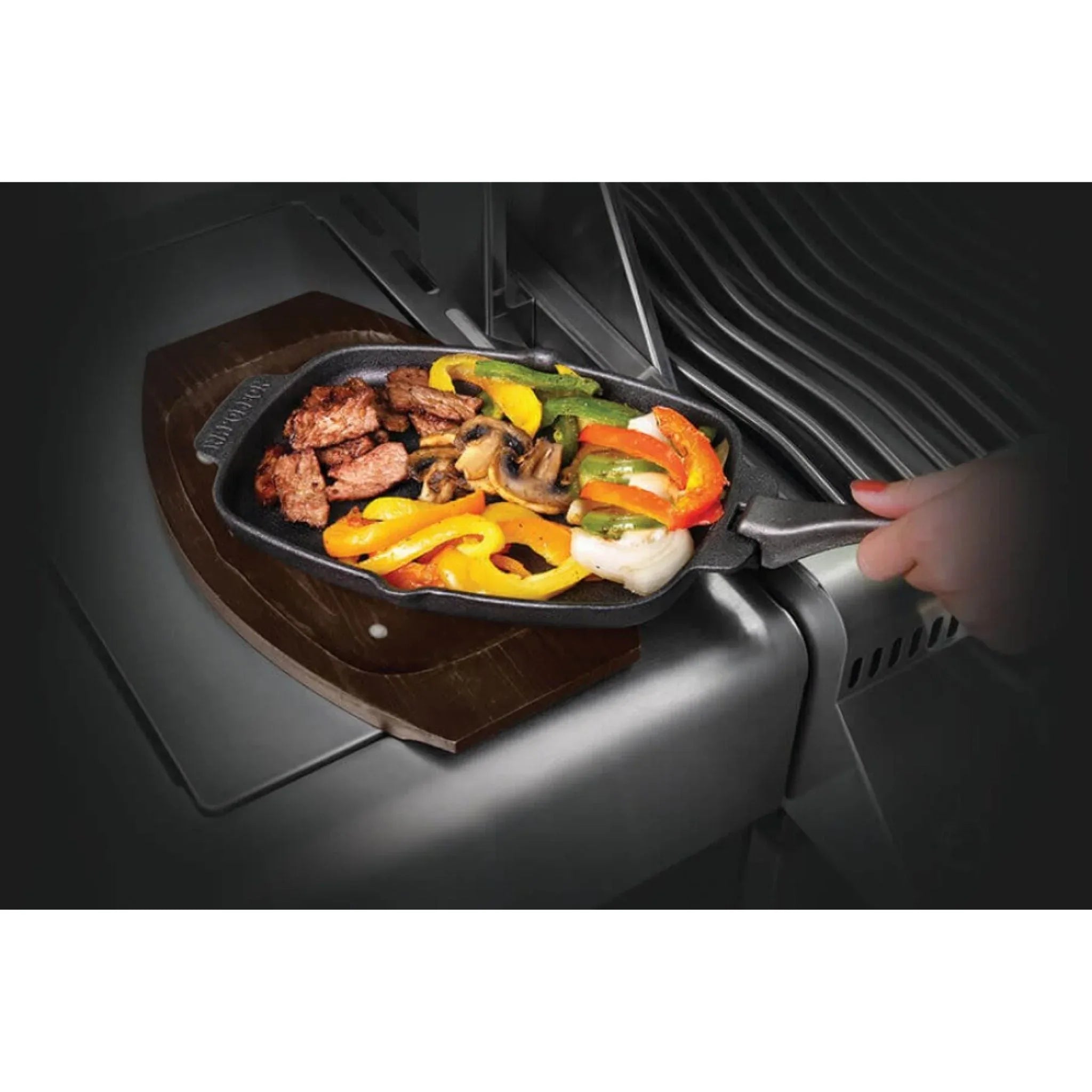 Napoleon 56008 Cast Iron Sizzle Platter.