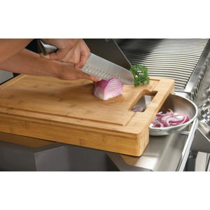 Napoleon 70012 Cutting Board with Stainless Steel Bowls.