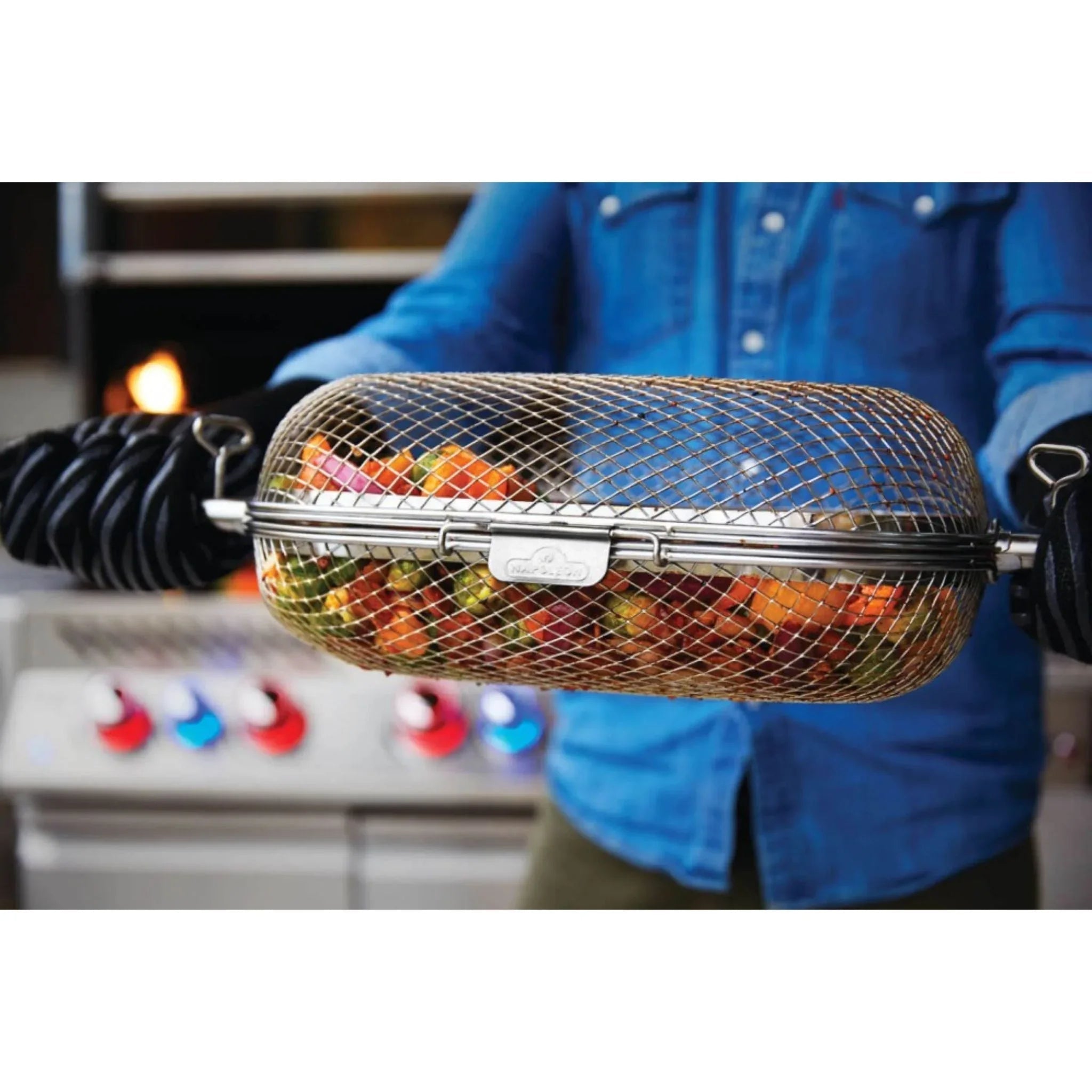 Napoleon 64000 Rotisserie Grill Basket.