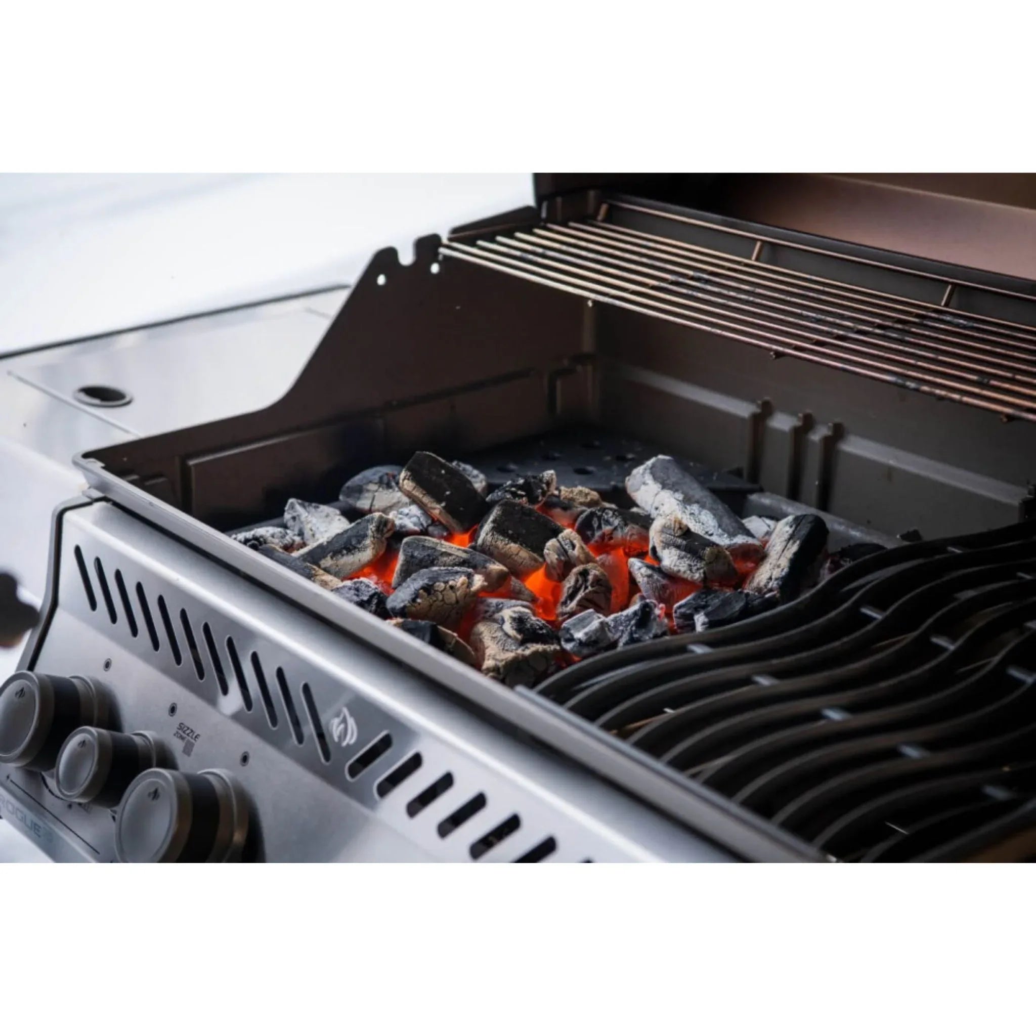Napoleon 67732 Cast Iron Charcoal and Smoker Tray.