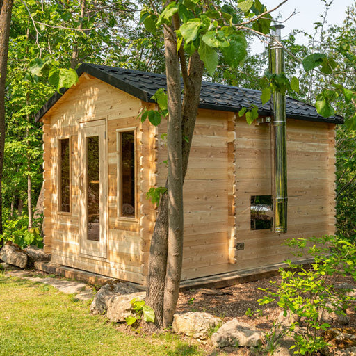 Dundalk Canadian Timber CT Georgian Cabin Sauna with Changeroom CTC88CW