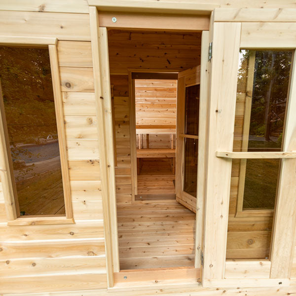 Dundalk Canadian Timber CT Georgian Cabin Sauna with Changeroom CTC88CW