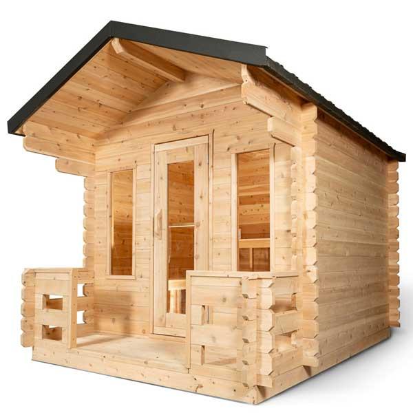 Dundalk Canadian Timber CT Georgian Cabin Sauna with Porch CTC88PW.