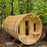 Dundalk Canadian Timber Tranquility Barrel Sauna CTC2345W