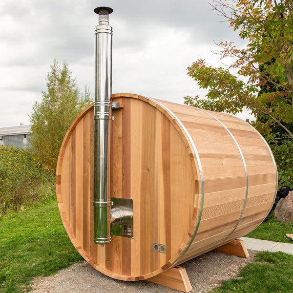 Dundalk Canadian Timber Tranquility Barrel Sauna CTC2345W