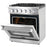 Cosmo Package - 30" Gas Range, Wall Mount Range Hood and Dishwasher, COS-3PKG-020