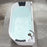 Empava 59 in. Freestanding Oval Jetted Hydromassage Bathtub in White Acrylic (59AIS06)