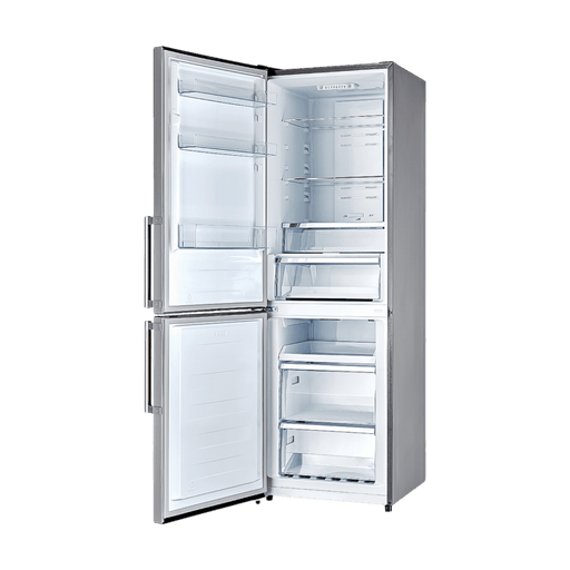 Forno 23.4" 10.8 Cu. Ft. Left Swing Refrigerator with Bottom Freezer in Stainless Steel, FFFFD1778-24LS