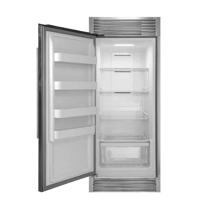 Forno 32" Dual Combination Refrigerator/Freezer in Stainless Steel with Trim Kit, FFFFD1933-32LS