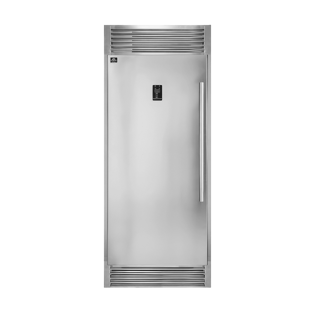 Forno 32" Dual Combination Refrigerator/Freezer in Stainless Steel with Trim Kit, FFFFD1933-32LS