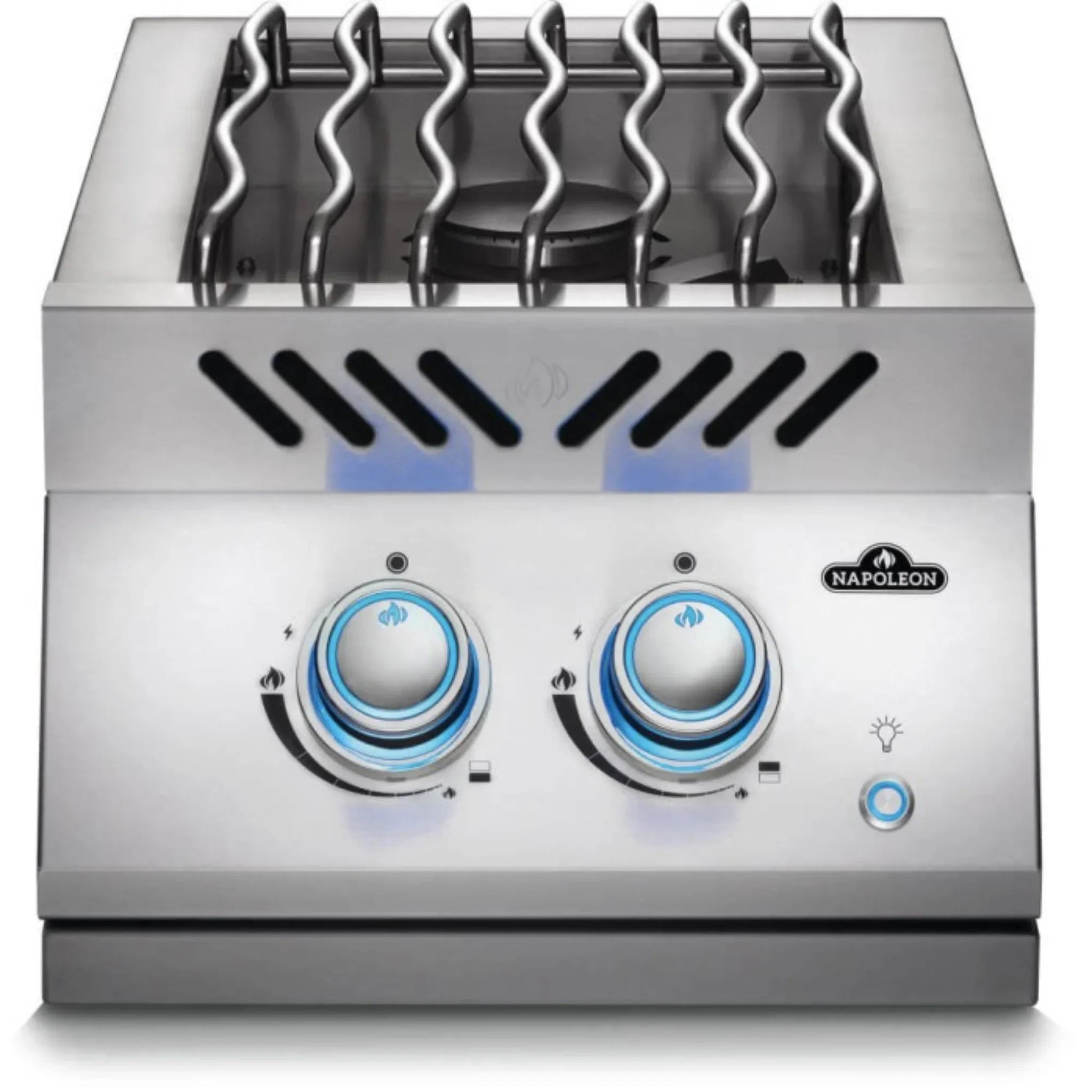 Napoleon Built-In 700 Series Dual Range Top Burner With SS Cover.