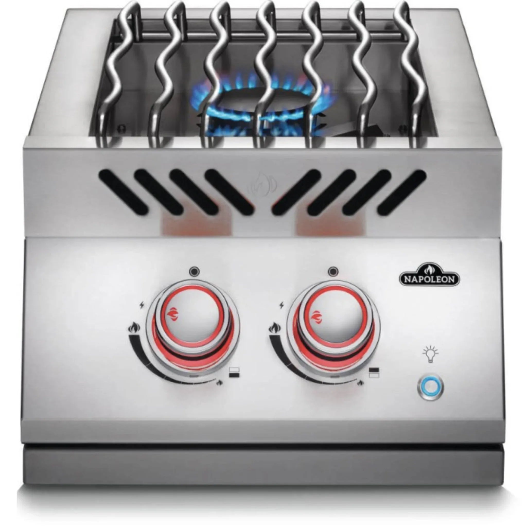 Napoleon Built-In 700 Series Dual Range Top Burner With SS Cover.