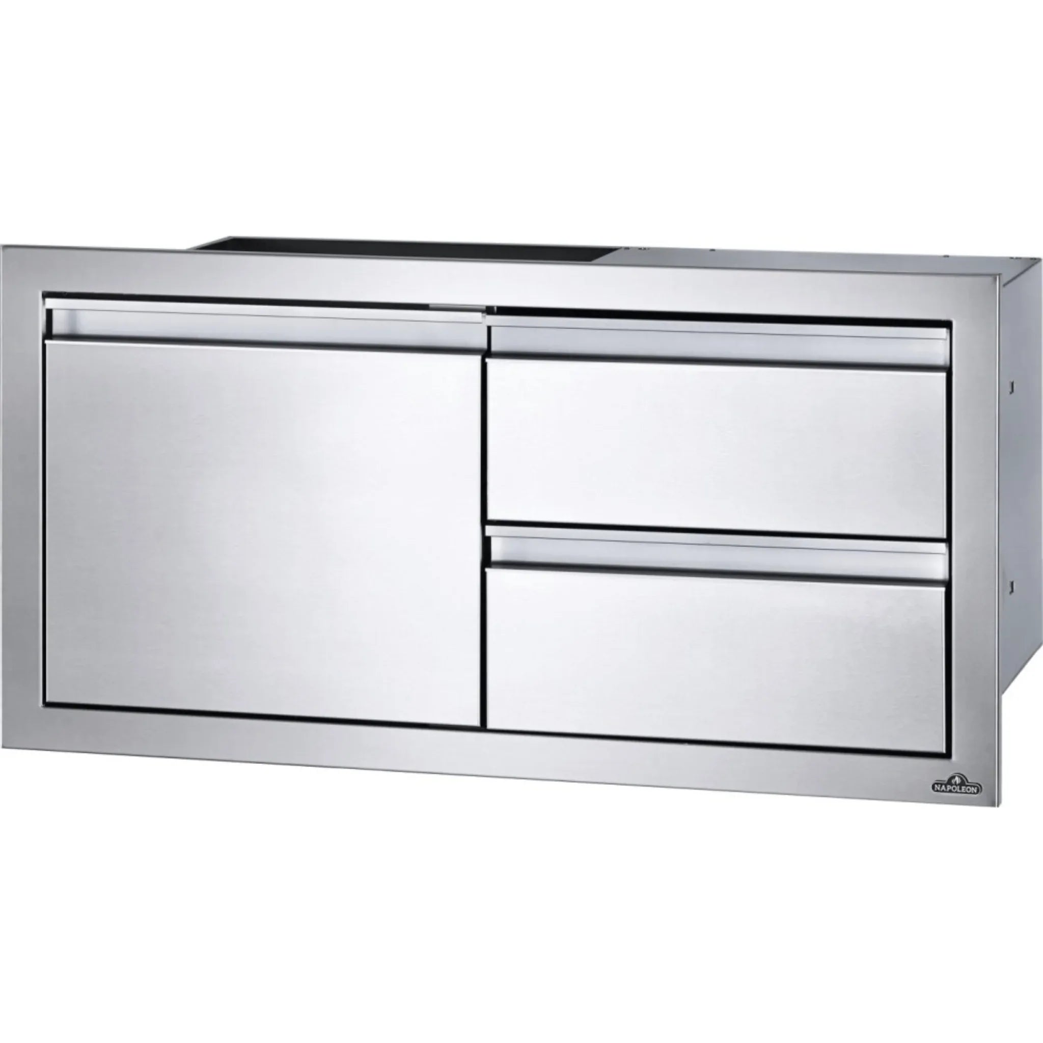 Napoleon BI-3616-1D2DR 36" x 15" Single Door and Double Drawer Cabinet Cabinet for BIG38RB.