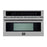 Forno Espresso 30" Built-In Microwave Drawer in Stainless Steel with Silver Handles, FMWDR3000-30