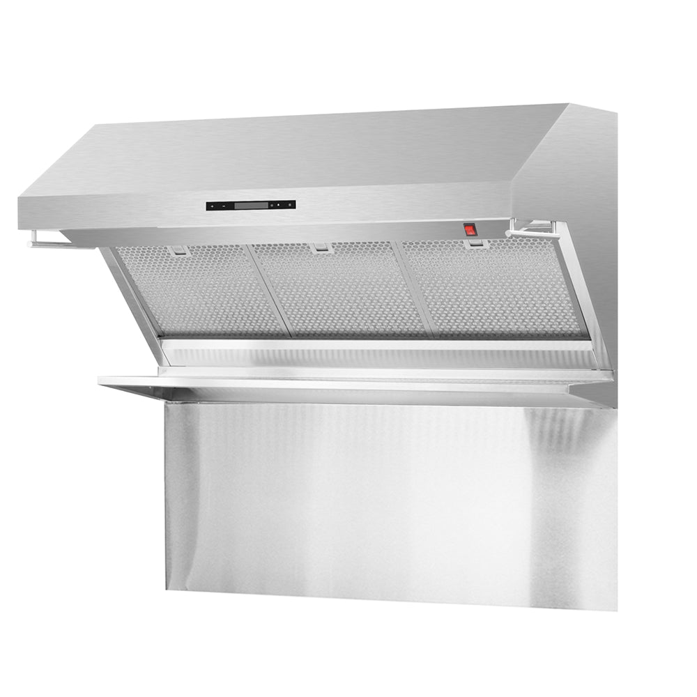 Forno 48" 1,200 CFM Wall Mount Range Hood and Back Splash, FRHWM5029-48HB