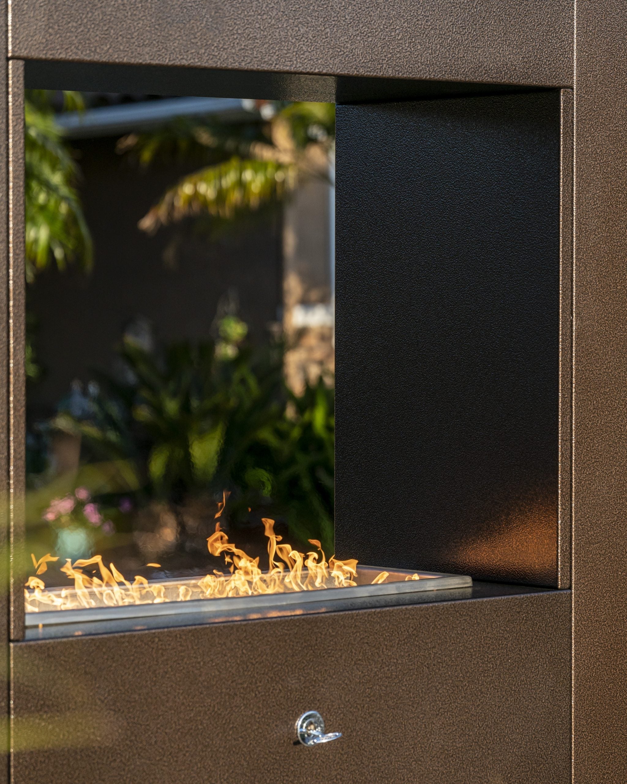 The Outdoor Plus Williams Outdoor Fireplace with Scupper - RTF (Ready to Finish).