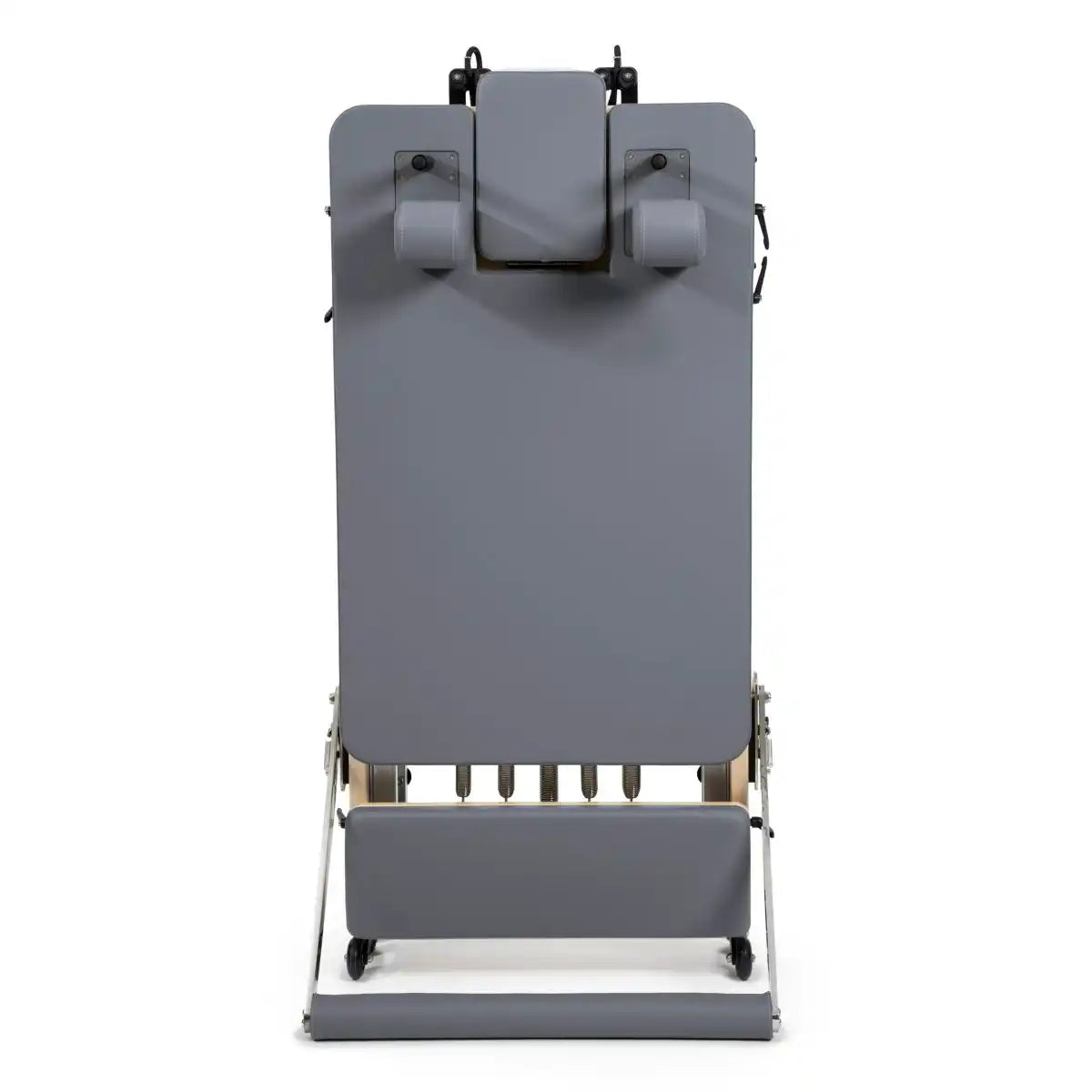 Foldable Pilates Reformer Machine: Maple Wood.
