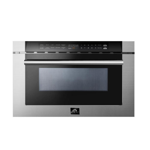 Forno 24" 1.2 cu. ft. Microwave Drawer In Stainless Steel - Professional, FMWDR3000-24