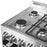 Forno 20" Freestanding Gas Range With 4 Sealed Burners in Stainless Steel, FFSGS6265-20