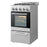 Forno 20" Freestanding Gas Range With 4 Sealed Burners in Stainless Steel, FFSGS6265-20