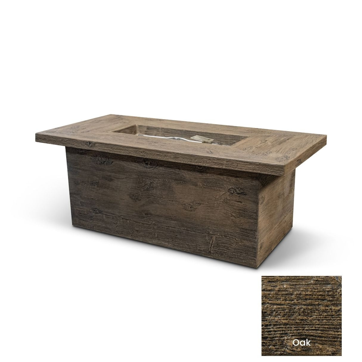 The Outdoor Plus Grove Wood Grain Fire Pit.