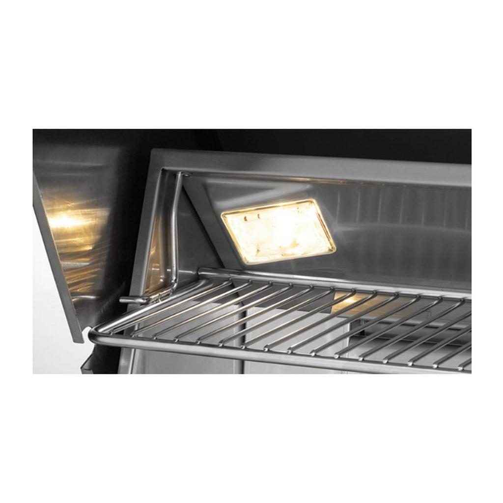 Fire Magic Aurora 29.5-Inch Propane Gas Freestanding Grill with 1 Sear Burner, Backburner, Rotisserie Kit and Analog Thermometer (A430S-8LAP-61).