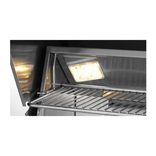 Fire Magic Aurora A660s 30-Inch Propane Gas Freestanding Grill with 1 Sear Burner, Backburner and Analog Thermometer (A660S-8LAP-61).
