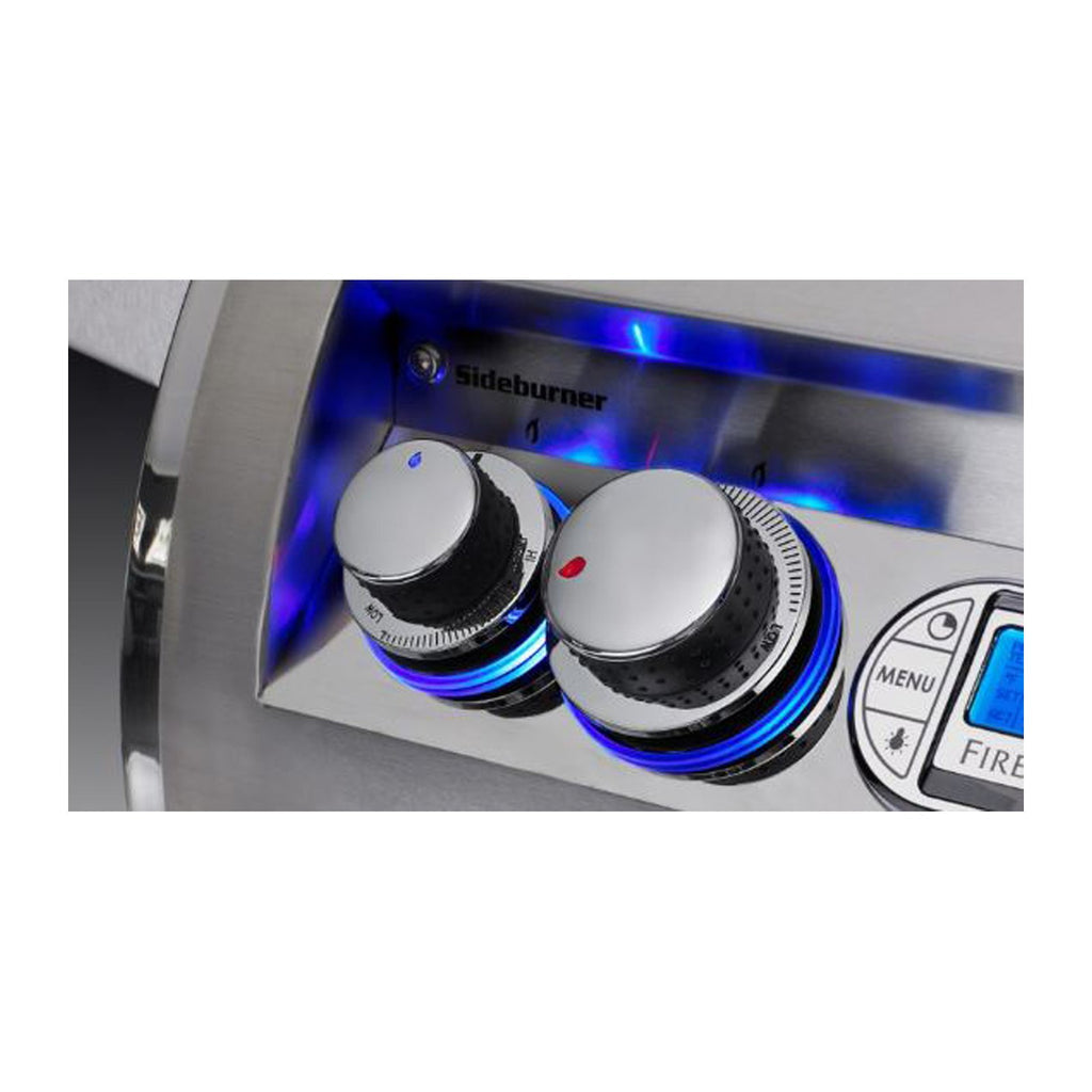 Fire Magic Aurora 29.5-Inch Natural Gas Freestanding Grill with 1 Sear Burner, Backburner, Rotisserie Kit and Analog Thermometer (A430S-8LAN-61).