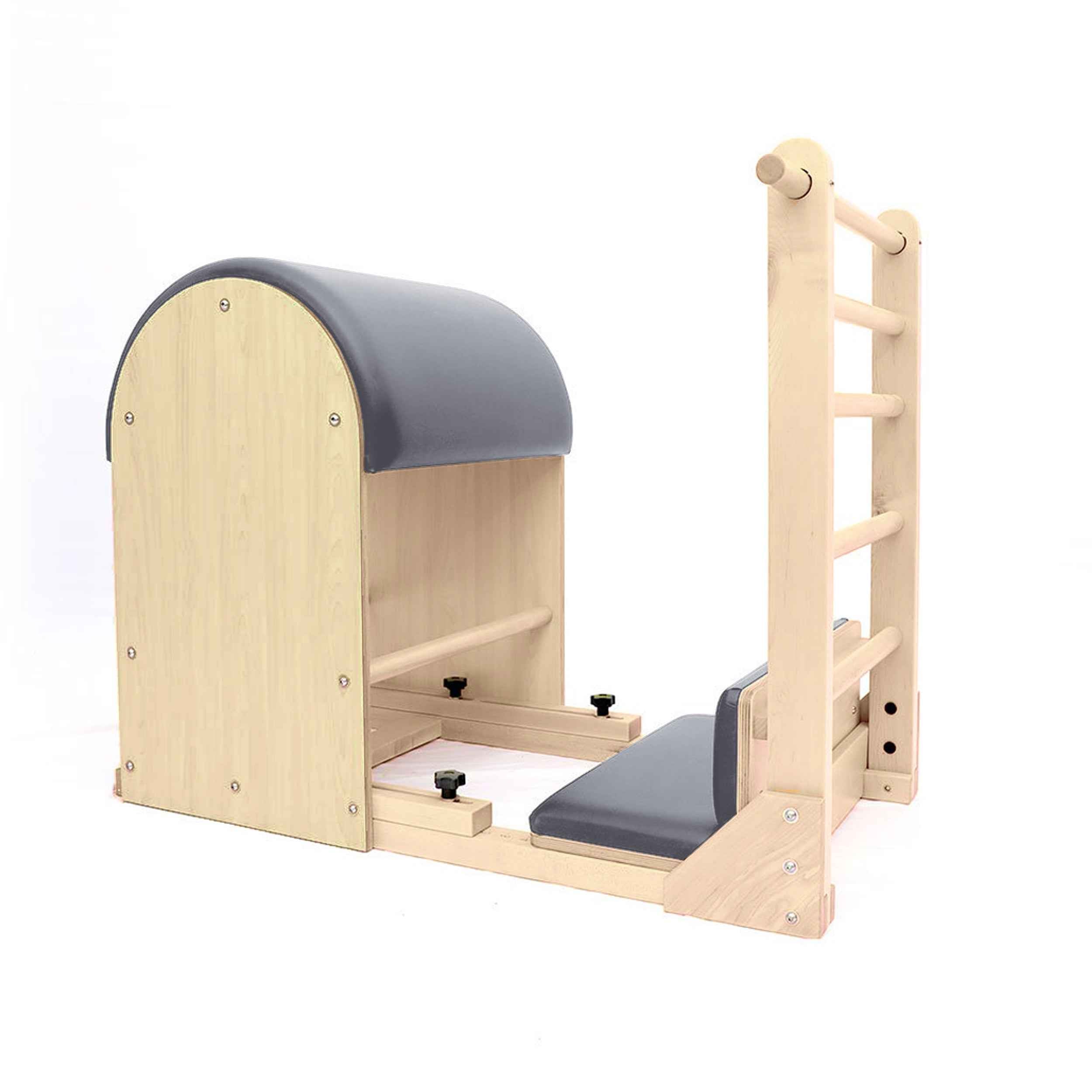 Elina Pilates® Pilates Ladder Barrel ELITE with wooden base.