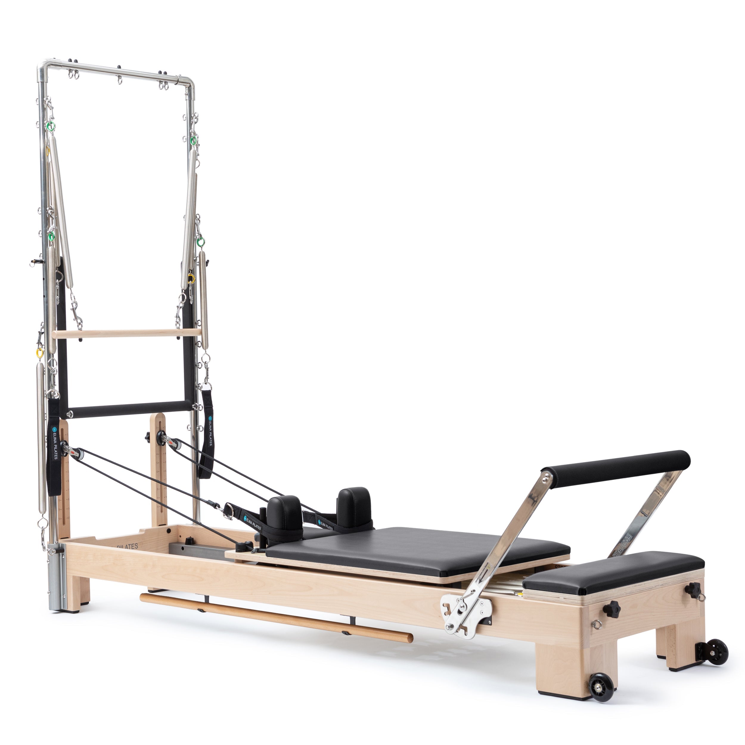 Elina Pilates® Lignum Reformer™ with Tower.