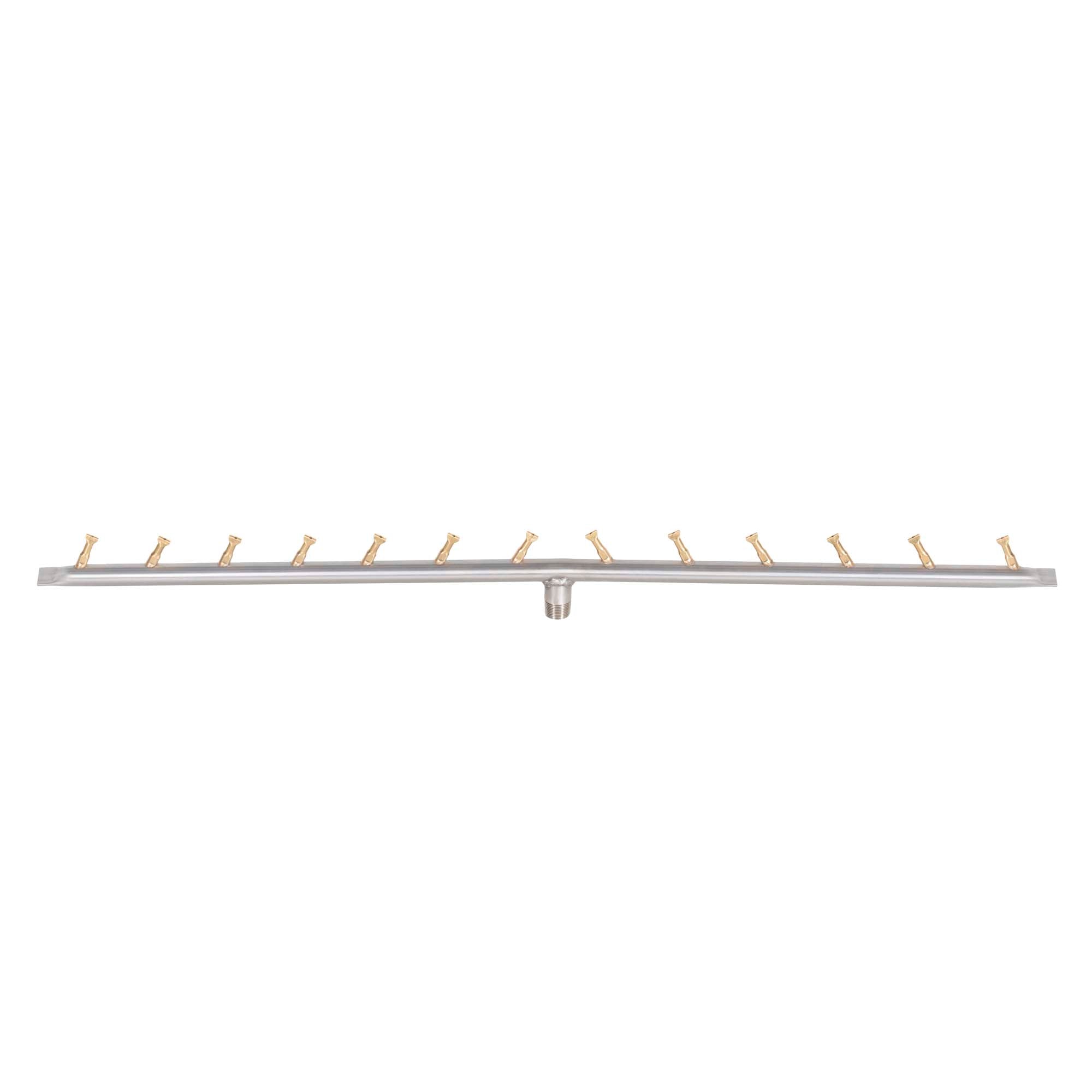 Linear Bullet Burner - Brass / Stainless Steel by The Outdoor Plus.