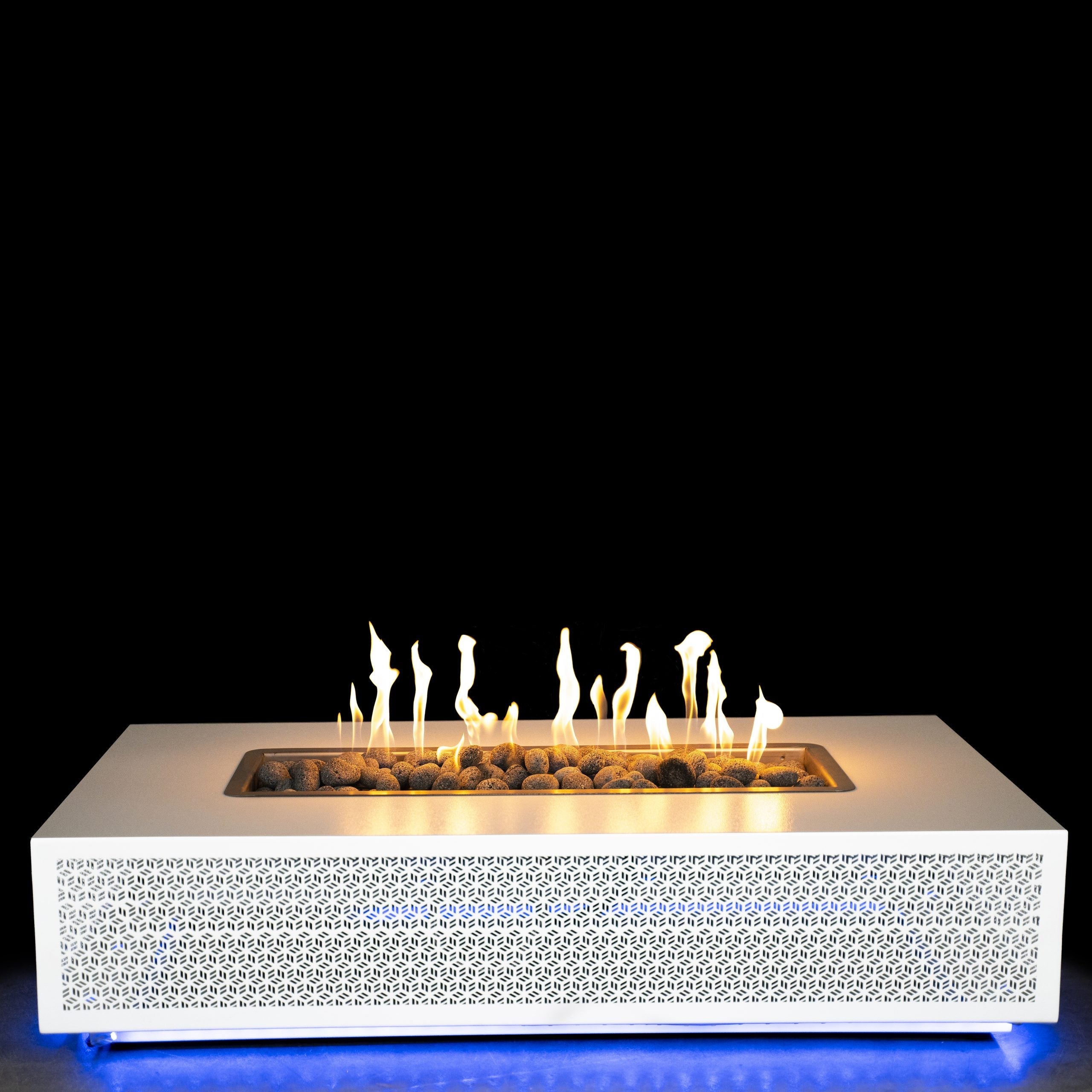 The Outdoor Plus Manila Metal LED Fire Pit.