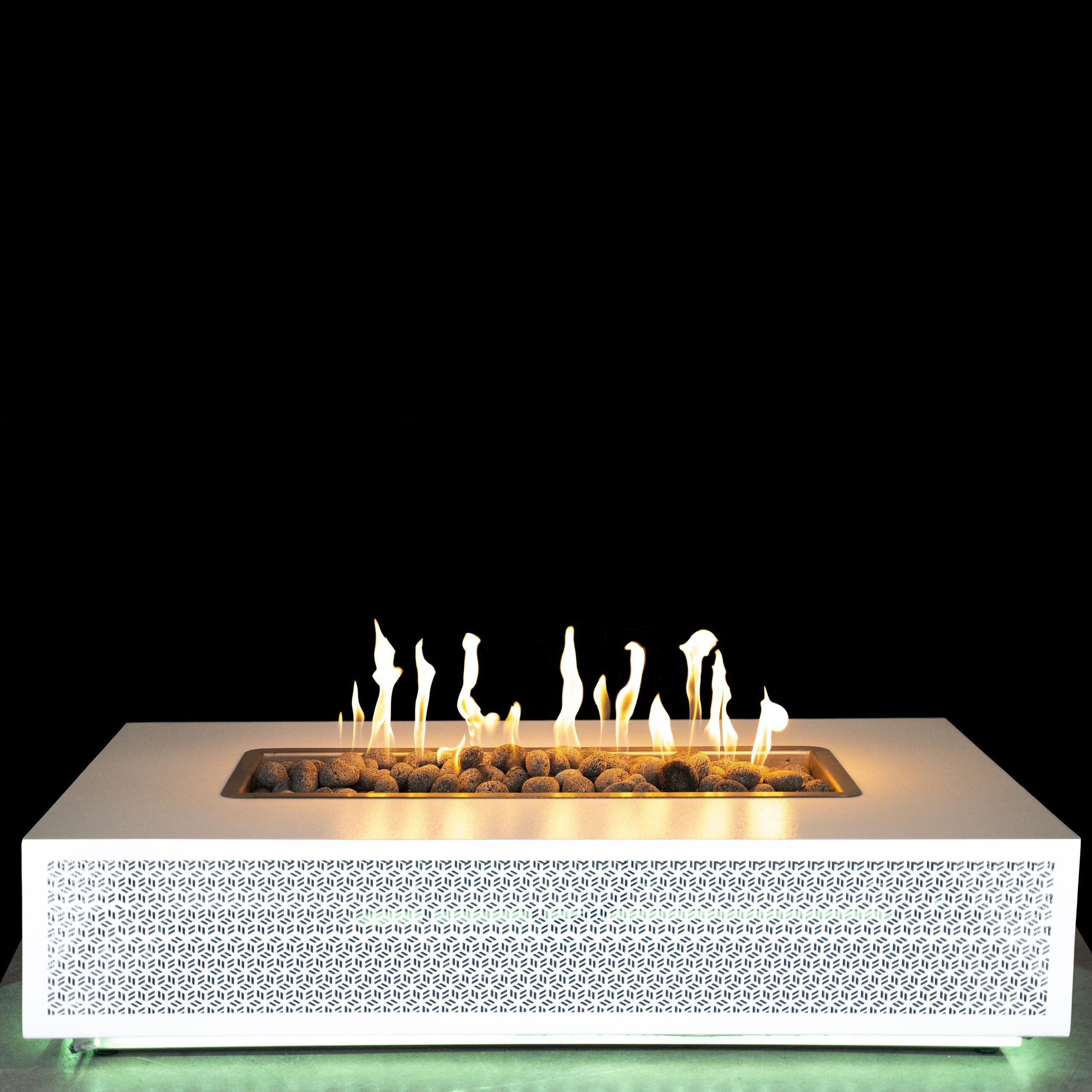 The Outdoor Plus Manila Metal LED Fire Pit.