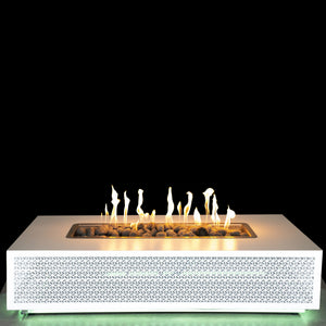 The Outdoor Plus Manila Metal LED Fire Pit.