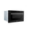 Forno Espresso 24" Built-In Microwave Drawer in Black with Silver Handles, FMWDR3000-24BLK