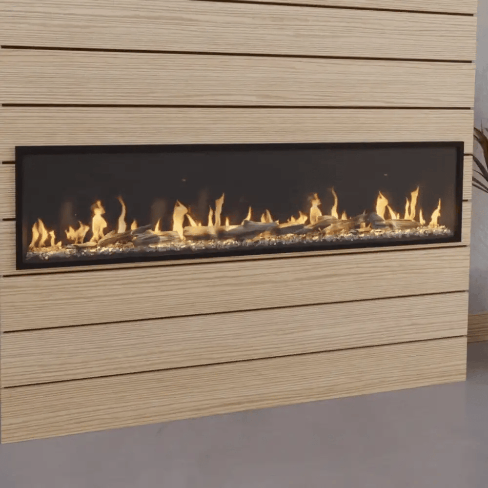 Modern Flames Orion Slim Built-In / Wall-Mounted Electric Fireplace for 2x6 Walls.