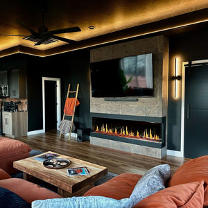 Modern Flames Orion Multi 3-Sided Built-In/Wall-Mounted Electric Fireplace.