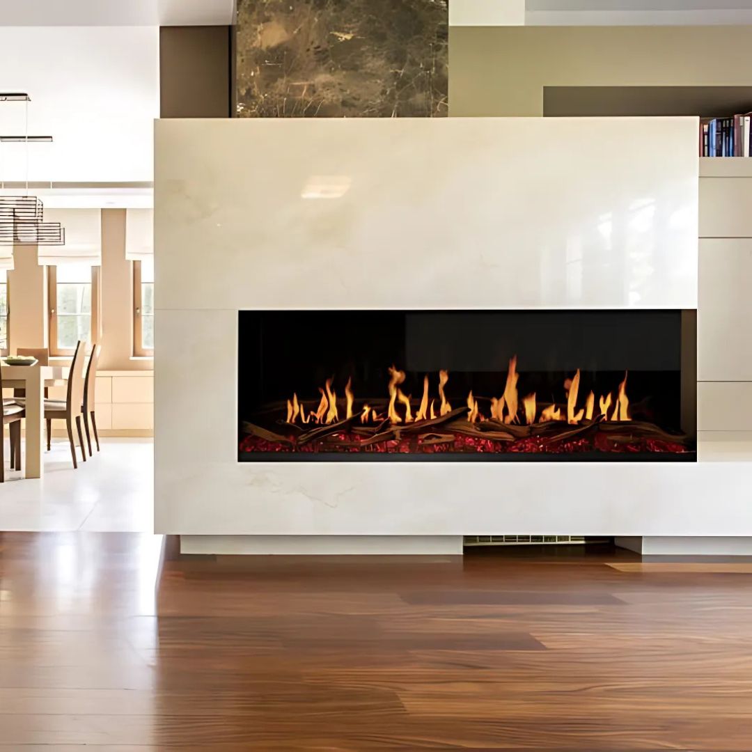 Modern Flames Orion Multi 3-Sided Built-In/Wall-Mounted Electric Fireplace.