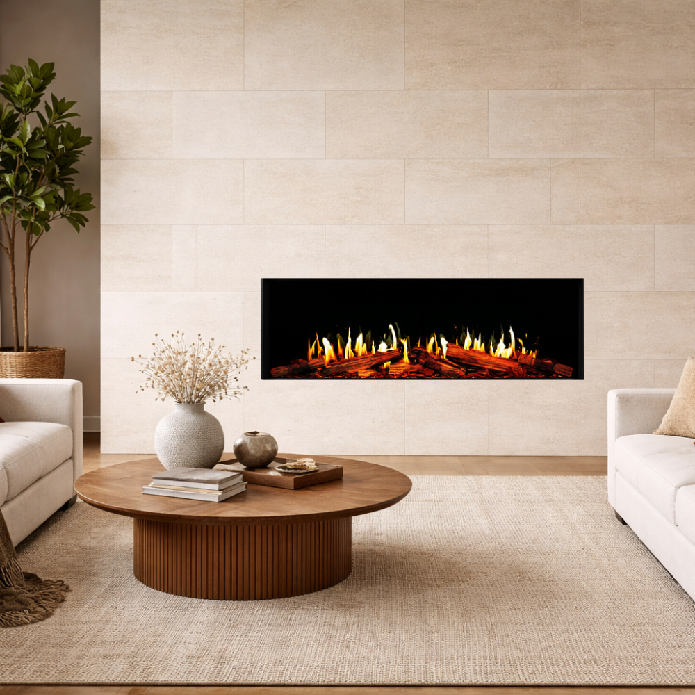 Modern Flames Orion Multi 3-Sided Built-In/Wall-Mounted Electric Fireplace.